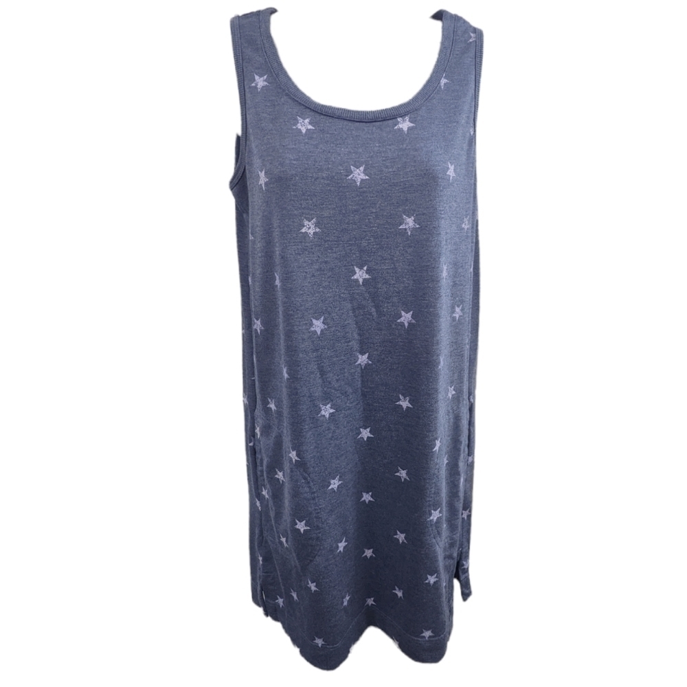 Jane and Delancey Star Terry Cloth Shift Dress Sz S